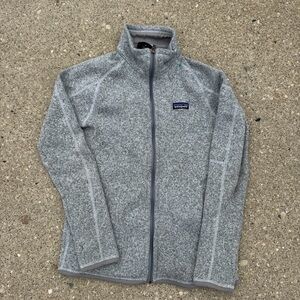 Patagonia Heather Gray Zip-Up Jacket